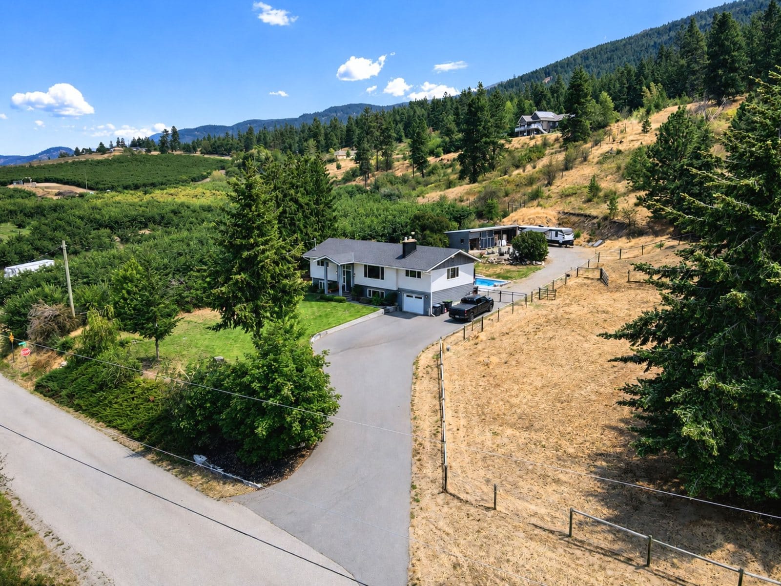 Middle Bench Road from above