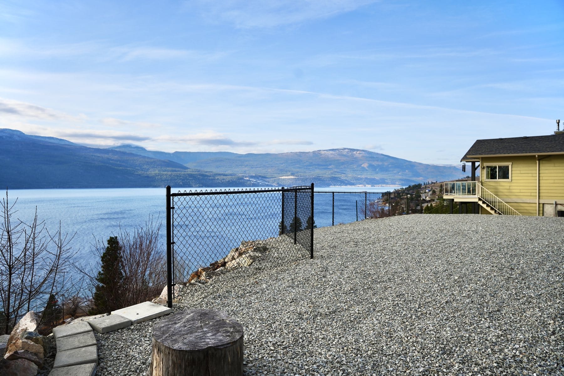 Okanagan Lake from the yard